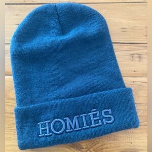 Brian Lichtenberg | HOMIÉS Embroidered Beanie - Teal Blue